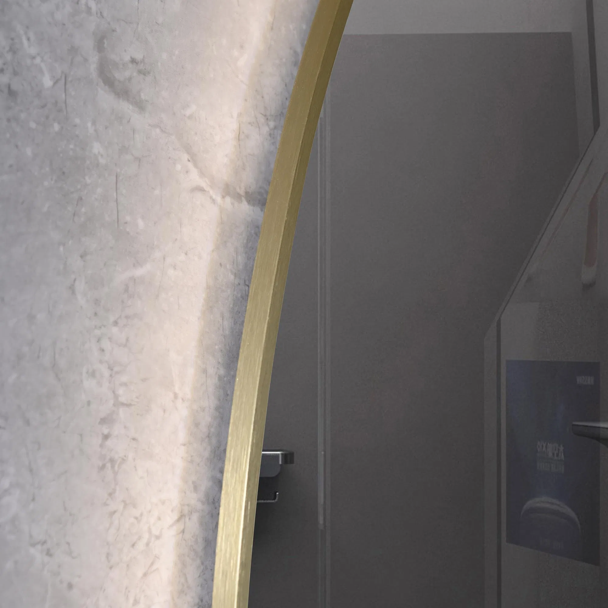 Backlit LED Export Quality Contemporary 60X80 Hotel Bathroom Oval Mirror