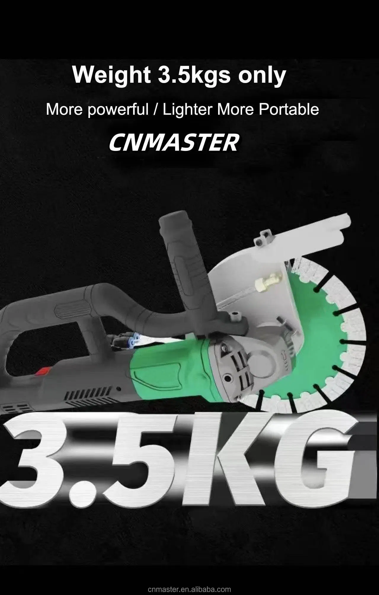 210mm AC Brush-Less Wall Chaser Groove Concrete Cutting Slotting Machine