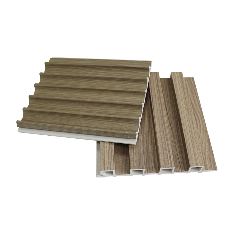 Indoor Wood Grooved Wall Panels WPC Indoor Wall Panels Fashion Home Decorative Panels