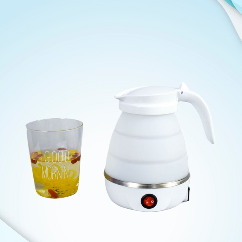 Portable Electric Travel Kettle with Auto Shut-off Safety Feature