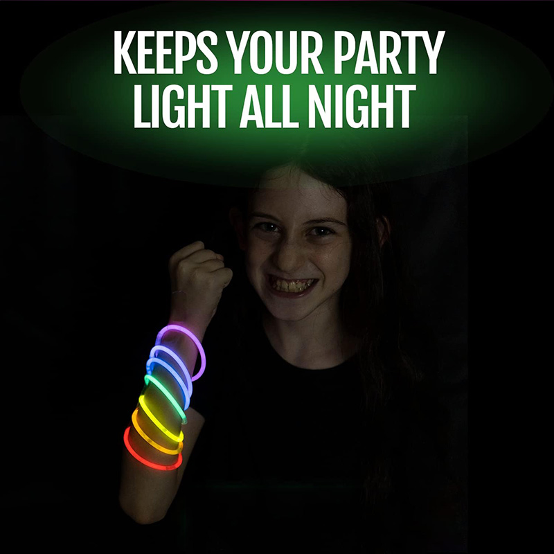 100PCS Glow Sticks Bulk Party Halloween Glow in Dark Favors OEM