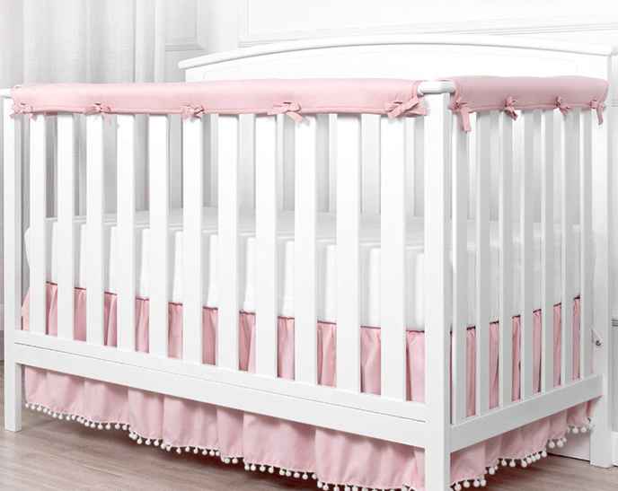 Baby Fence Bumper Bed Crib Guard Rail Soft Surround Anti-Collision Safety Cover