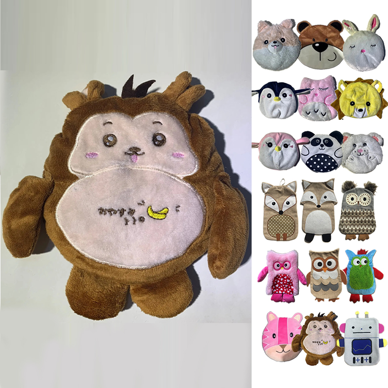 Plush Stitch PP Cotton Filling Cute Cartoon Winter Warm Hands Hot Water Bag
