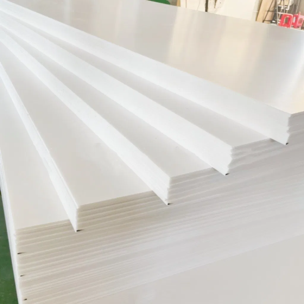 White Anti-Foaming Bright Board Spray-Painted Thin Advertising Board