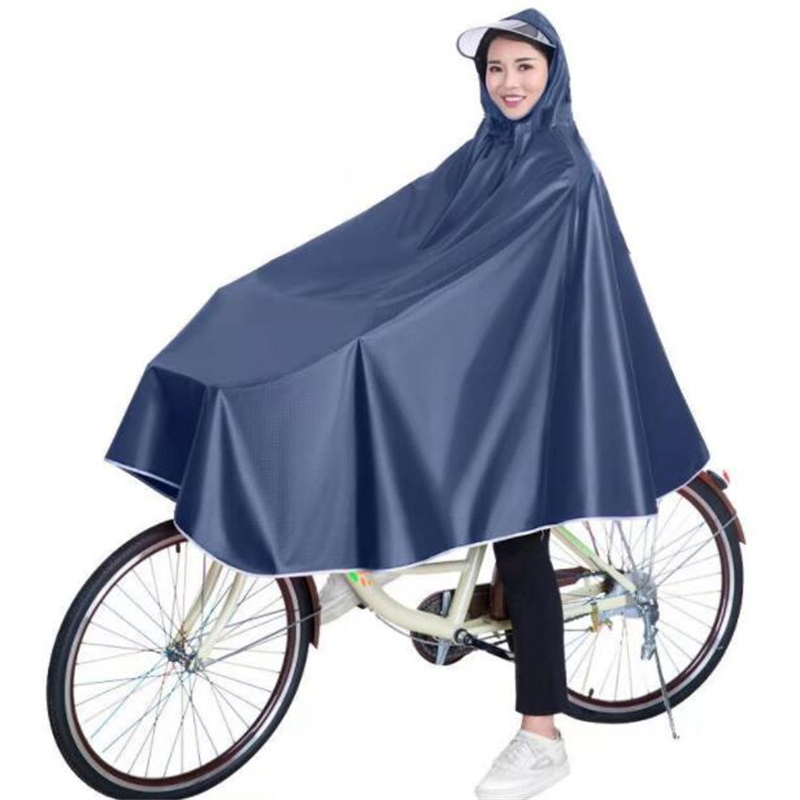 Bicycle Rain Poncho Environmental Quick Dry Raincoat for Adults