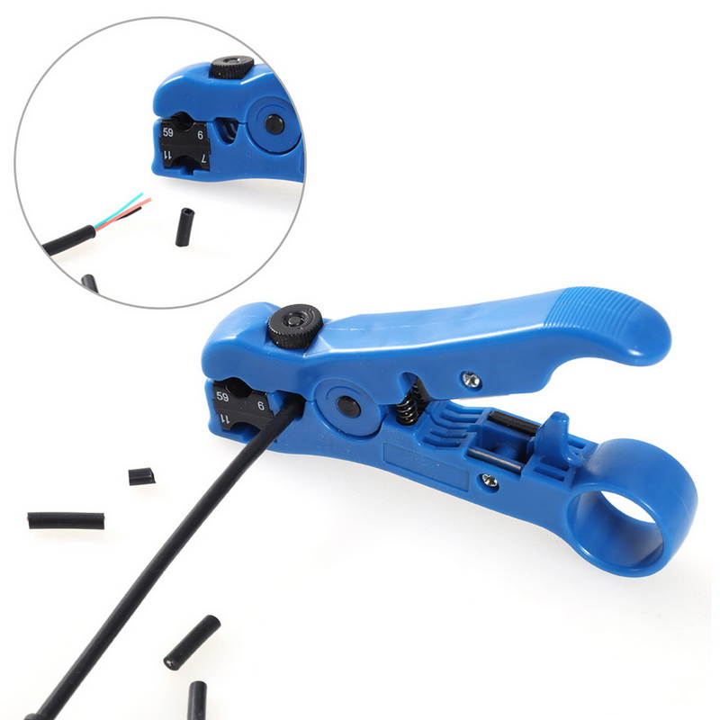 Универсальные автоматические клещи для зачистки и обжима кабеля