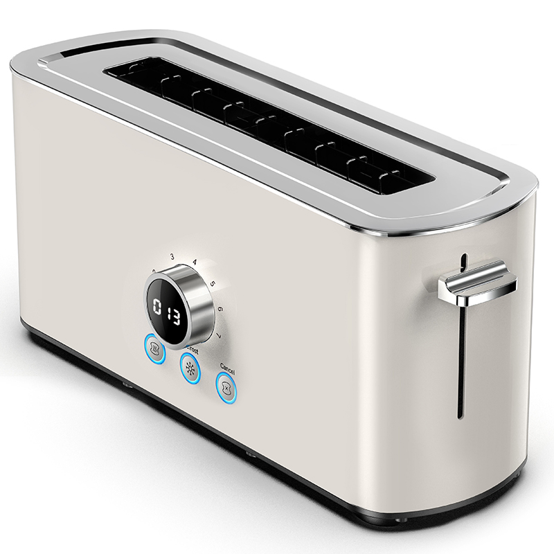 Tenfly Stainless Steel Toaster Factory OEM/ODM Single Slot 2 Slice Bread Toaster
