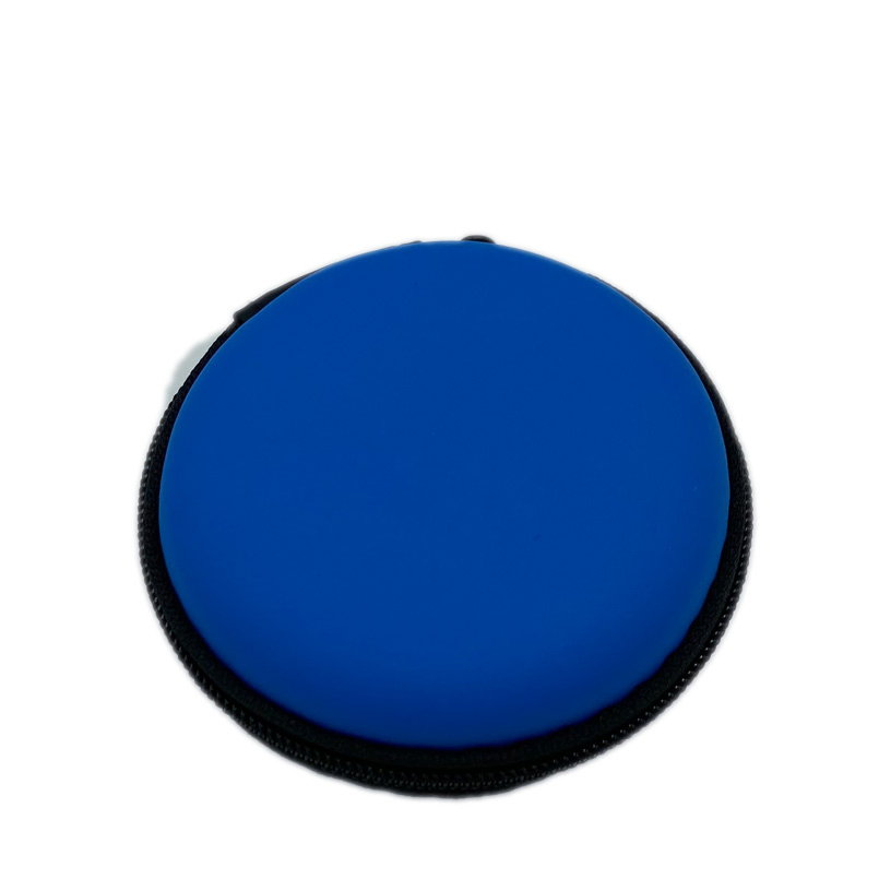 Wholesale Factory Small Portable Round Carrying Promotion EVA Hard Shell Case for Earphone 