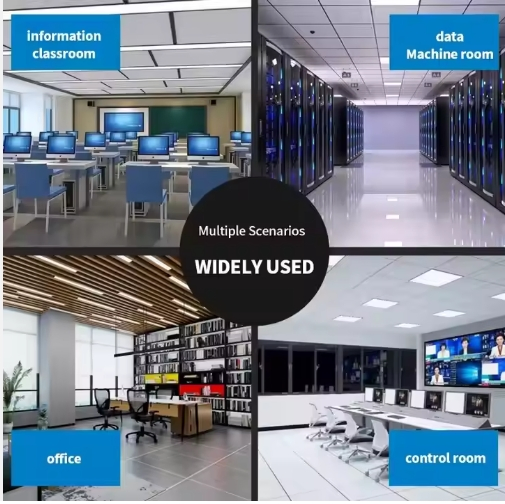 Data Center Anti-Static Raised Floor Clean Room 600X600mm Anti-Static Raised Floor Tiles