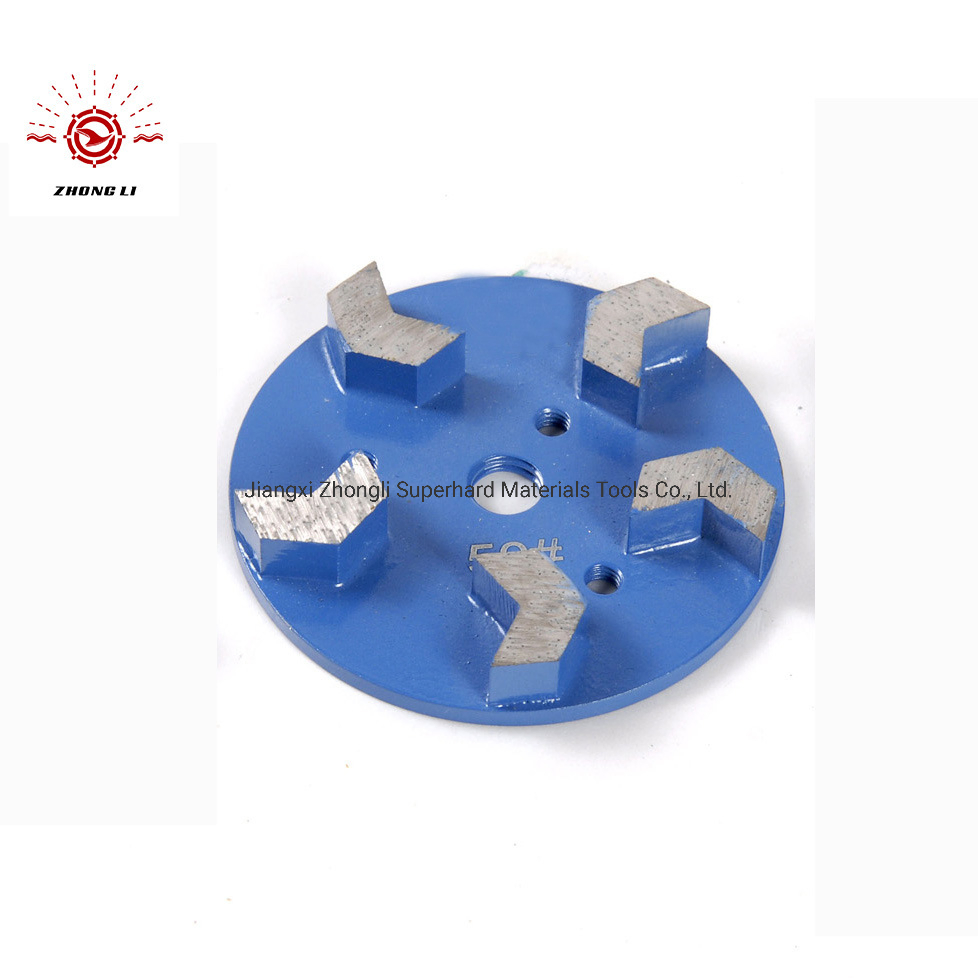 Trapezoid Grinding Plate Diamond Pads for Concrete Floor Grinder