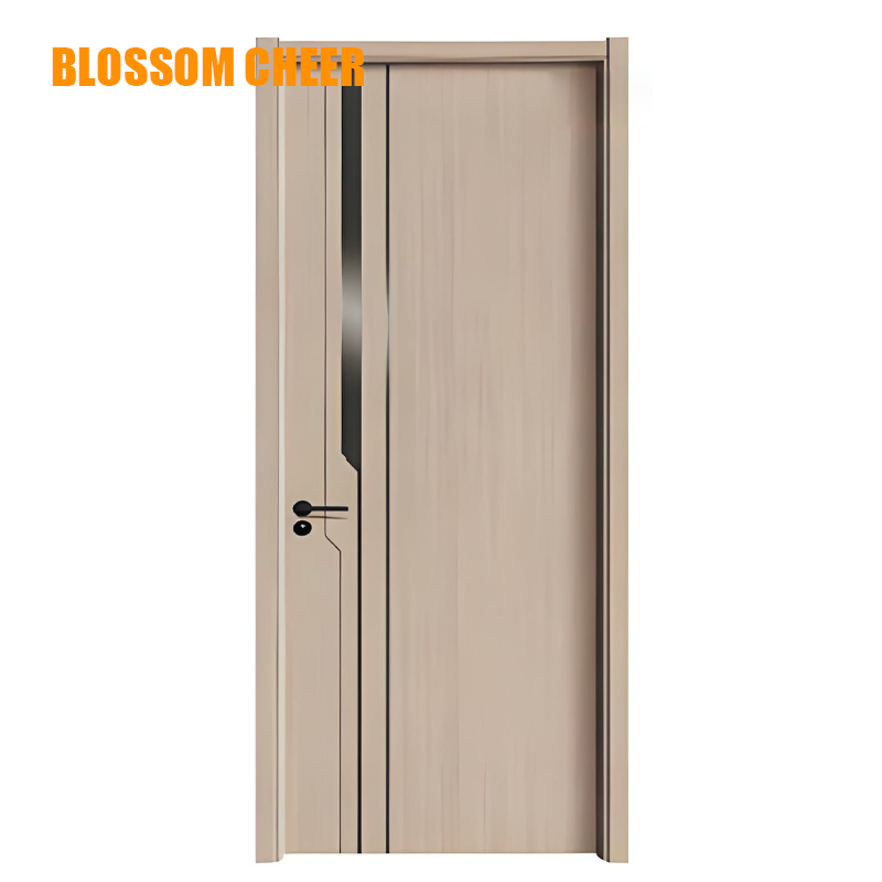 Premium Interior Fire Safety Carbon Crystal Plate Door