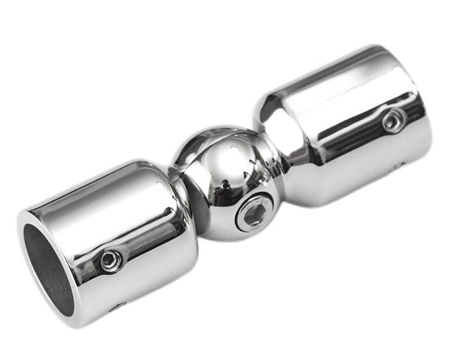 OEM Bathroom Stainless Steel Glass Hardware Shower Accessory Tube to Tube Joint Fitting Rod Connector Glass Clamp