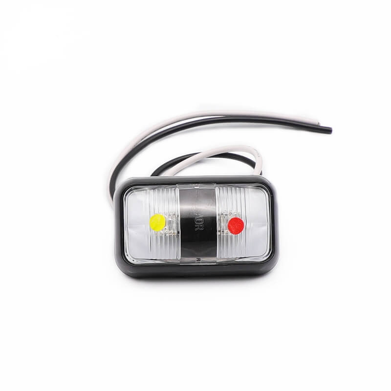 Красный овальный светодиодный габаритный стоп-сигнал для грузовиков и прицепов