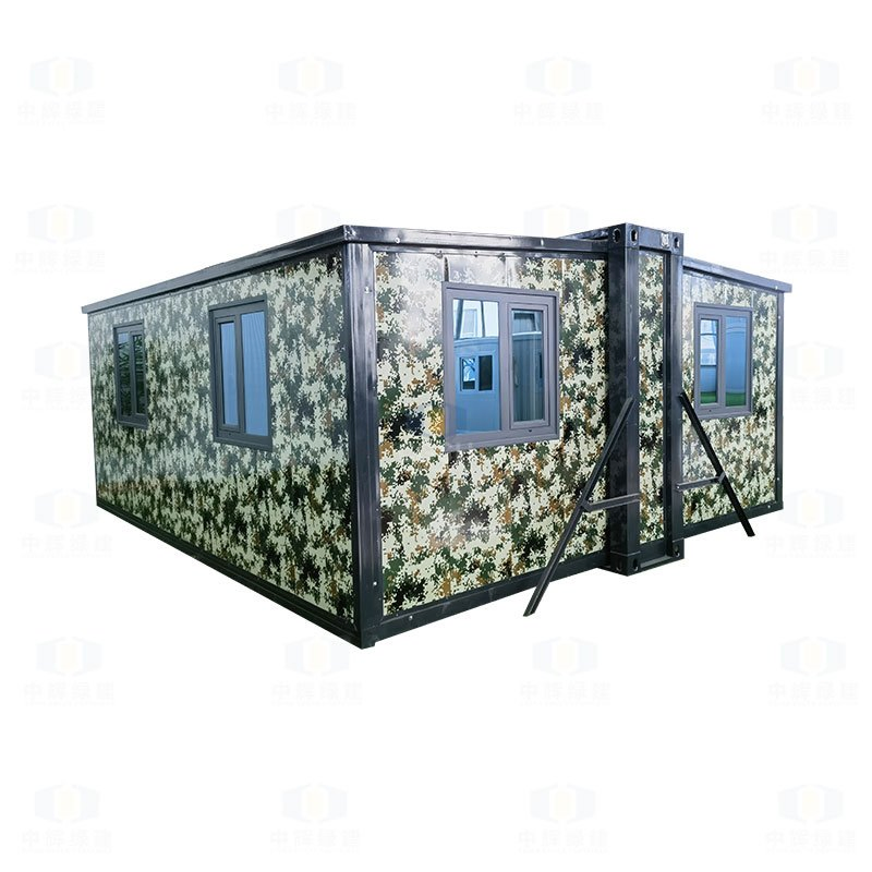 Prefabricated Container Coffee Shop Restaurant Bar LED Flat Packaging Container House