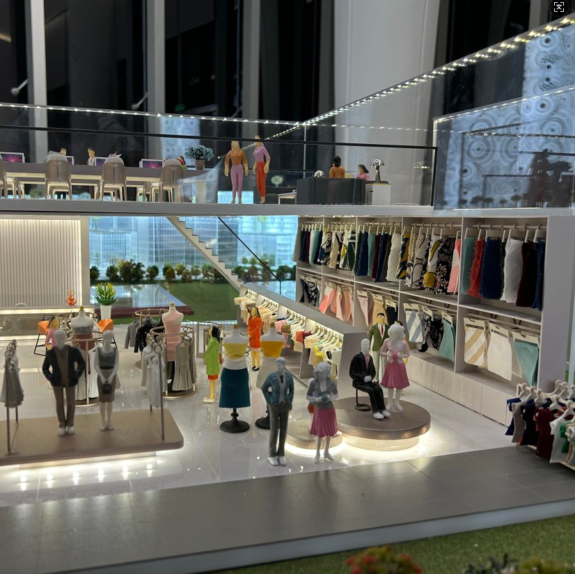 Professional Customized Mall Storefront Building Models to Meet Various Commercial Needs
