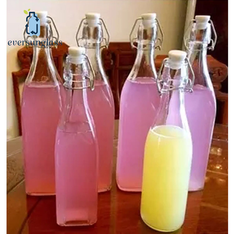 Wholesale 250ml Square Olive Oil Bottle with Clasp Clip