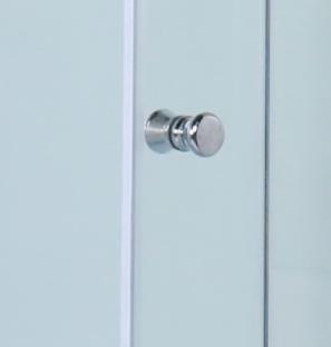 High Quality Tempered Clear Glass Sliding Door Shower Room with Handle Shower