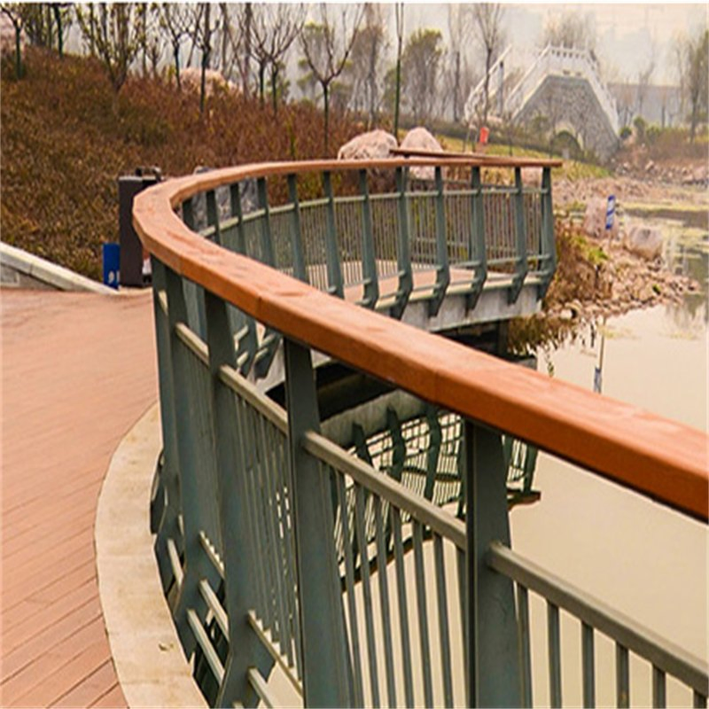 Residential Garden Balcony Safety Grip Outdoor Bamboo Handrail