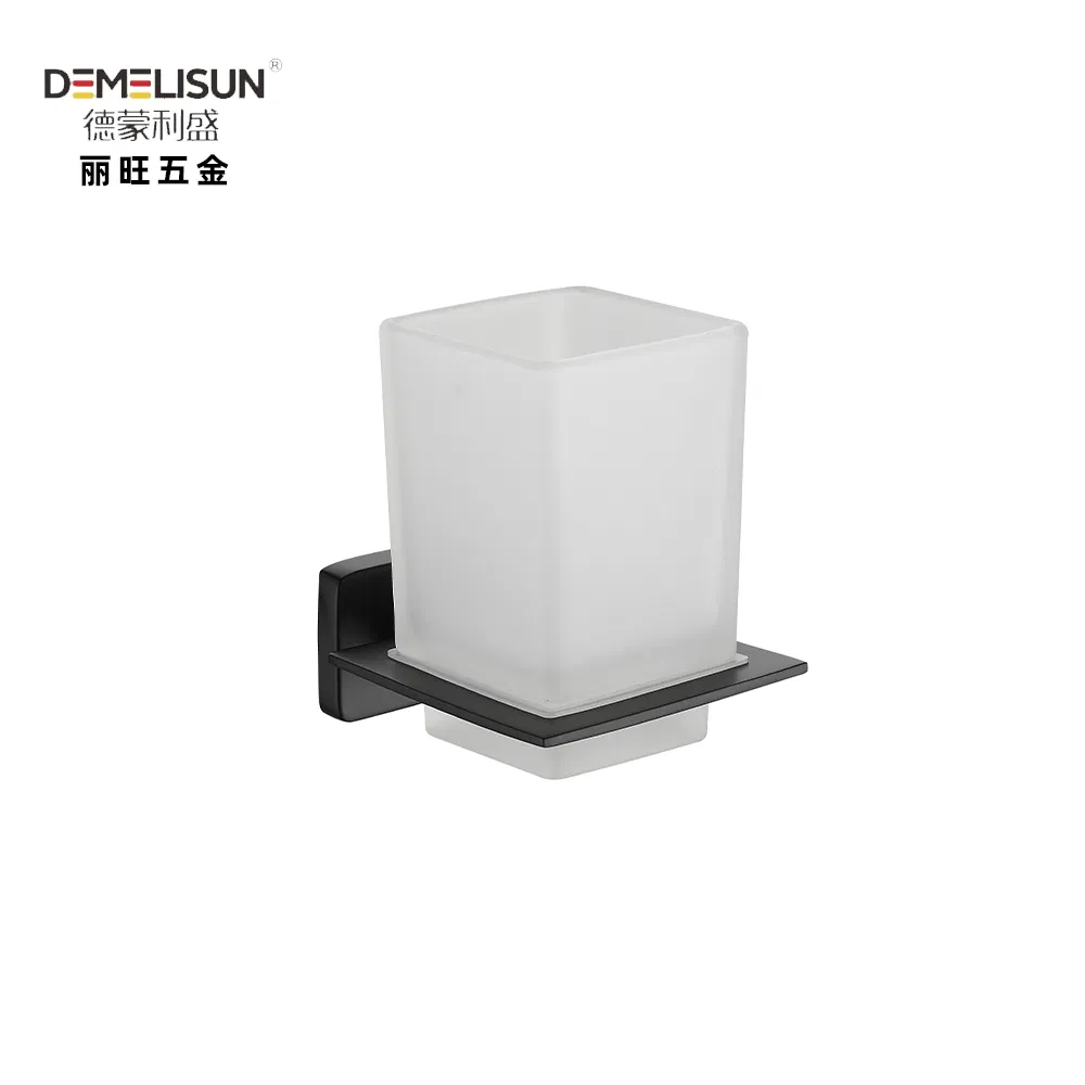 304 Stainless Steel Cup Tumbler Holders Toothbrush Tooth Cup Holder Wall Mounted Bathroom Cup Holder for Hotel