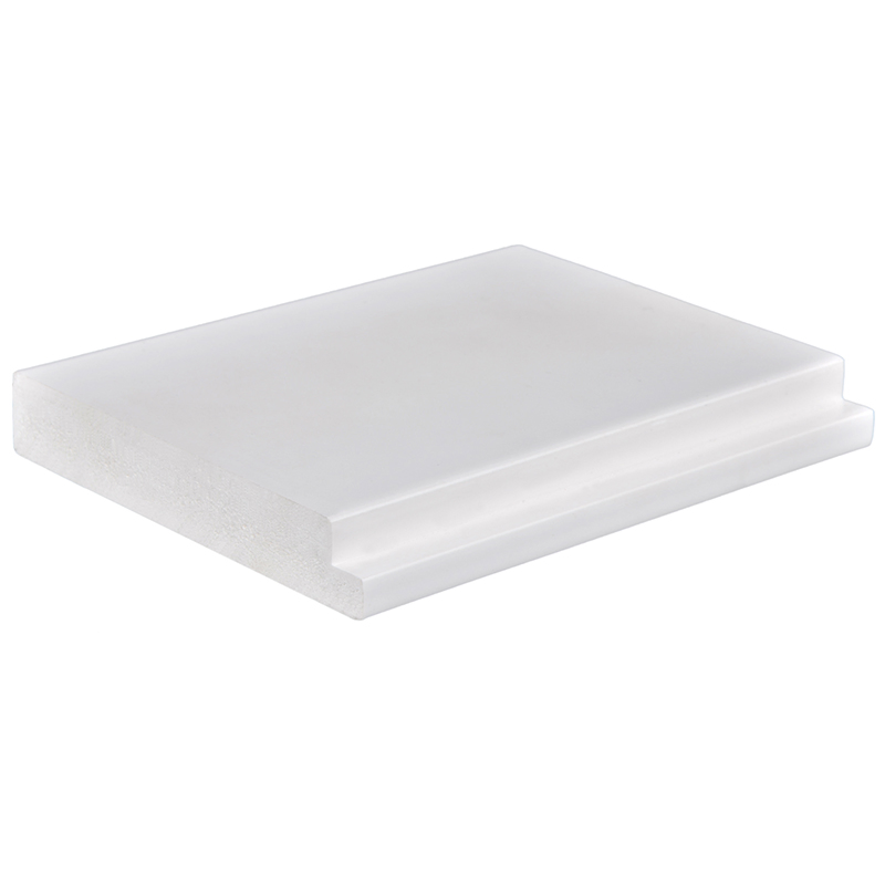 Vinyl PVC Plantation Shutters Components Top and Bottom Rail