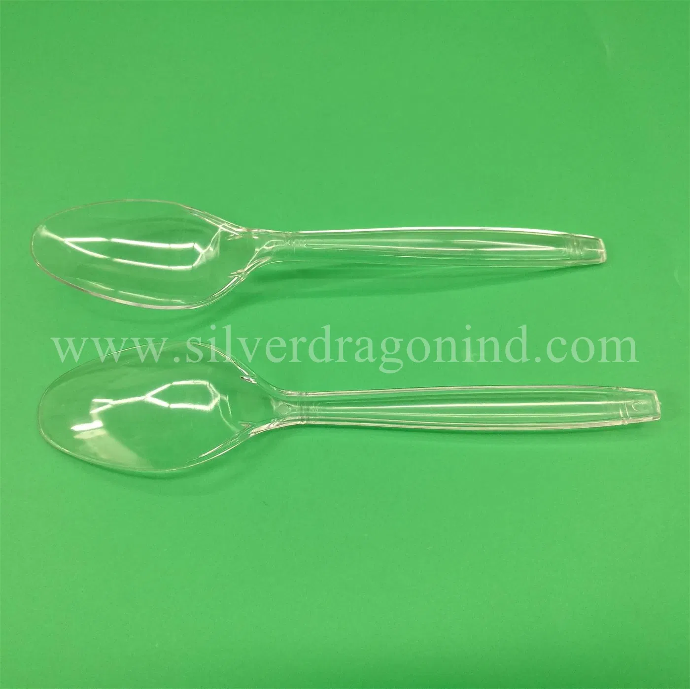 Custom Clear Transparent Plastic PS Disposable Spoon Cutlery