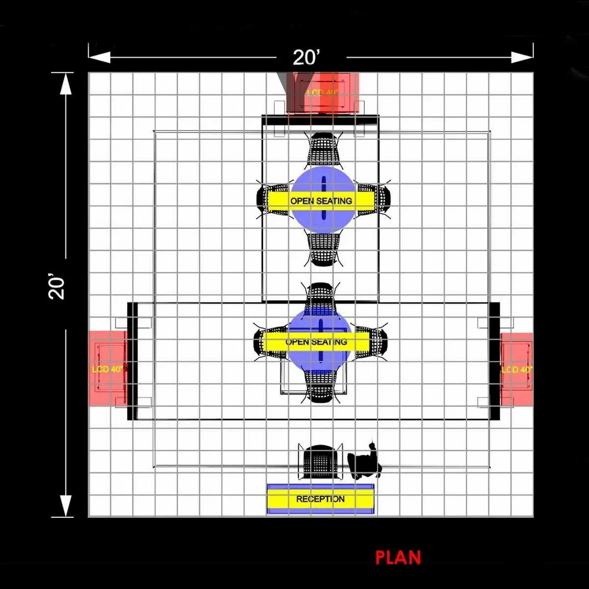 Wholesale Free Standing Illuminated Exhibit Light Box Display Custom 20X 20 Trade Show Booth