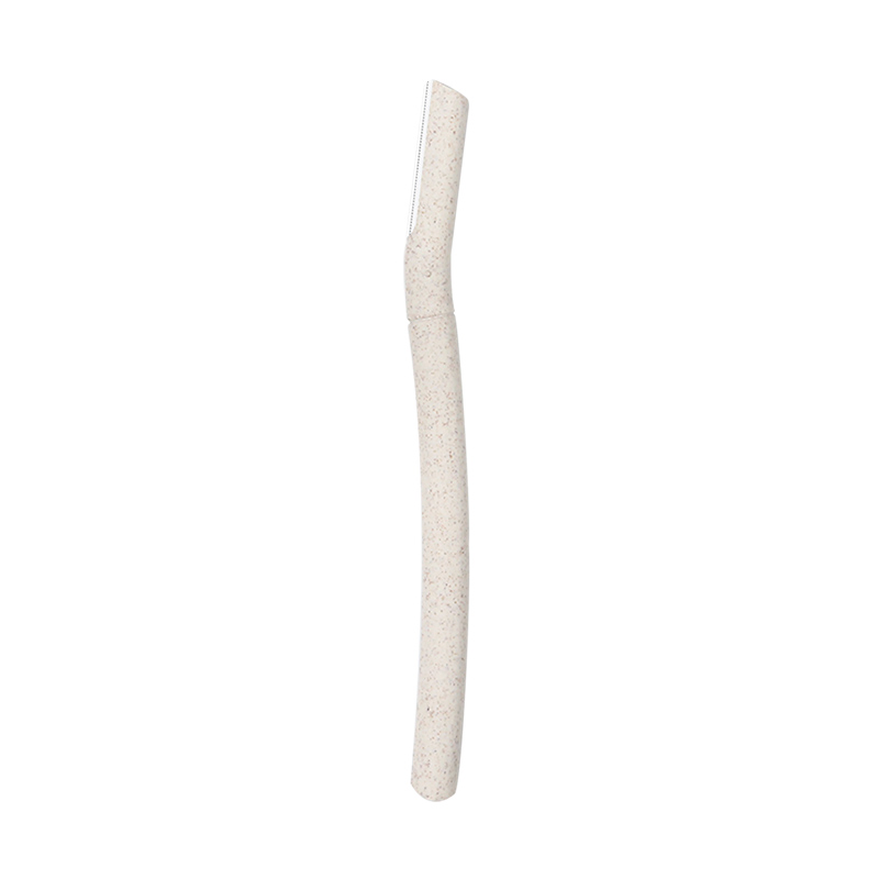 Eco-Friendly Women's Eyebrow Razor Crafted From Sustainable Wheat Straw