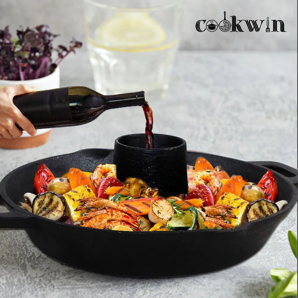 Чугунная форма для запекания курицы с антипригарным покрытием