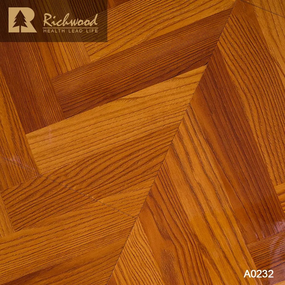 Oak Vinyl PVC Plastic Composite HDF Laminate Laminated Engineered Wood Flooring Art Parquet Collection