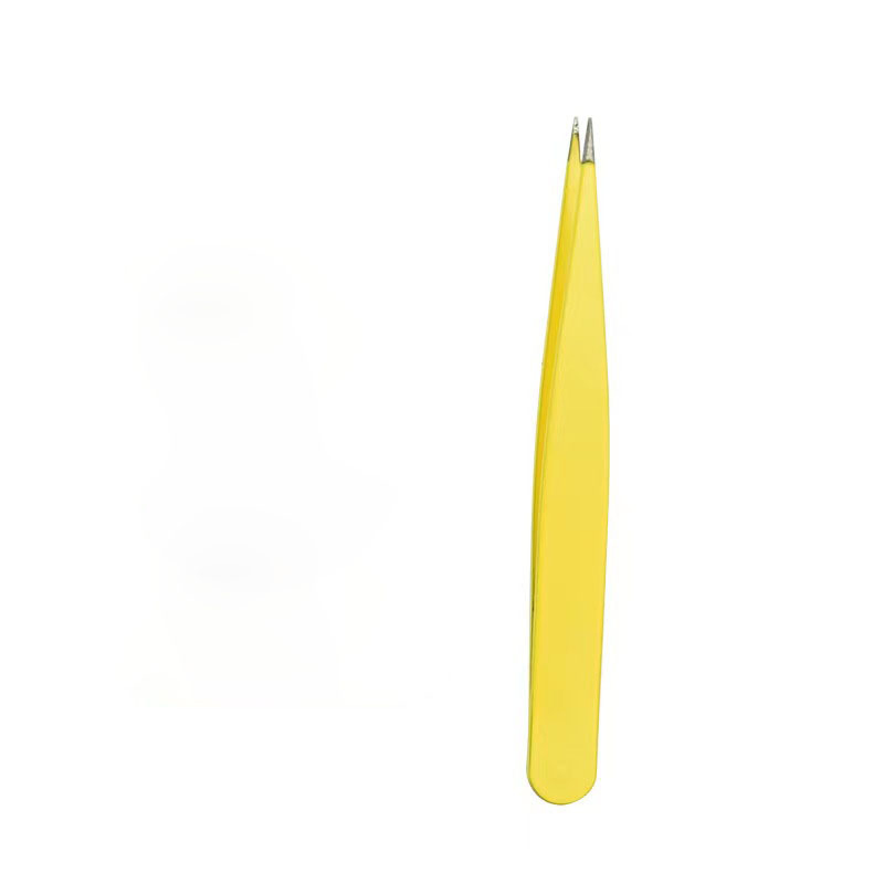 Colored Stainless Steel Hair Splinter Removal Beauty Lash Application Eyebrow Shaping Tweezers