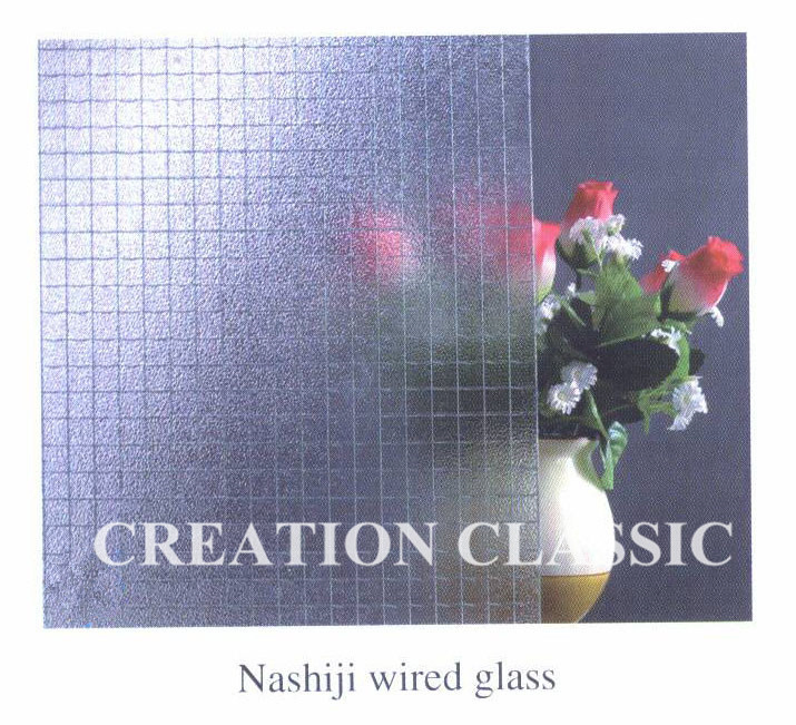3-6mm Clear Nashiji Patterned Glass Tempered Glass