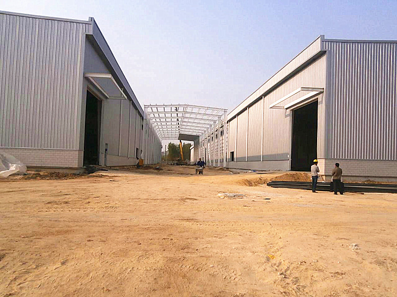 Steel Material Warehouse Prefab Machine Shop and Steel Structure Workshop