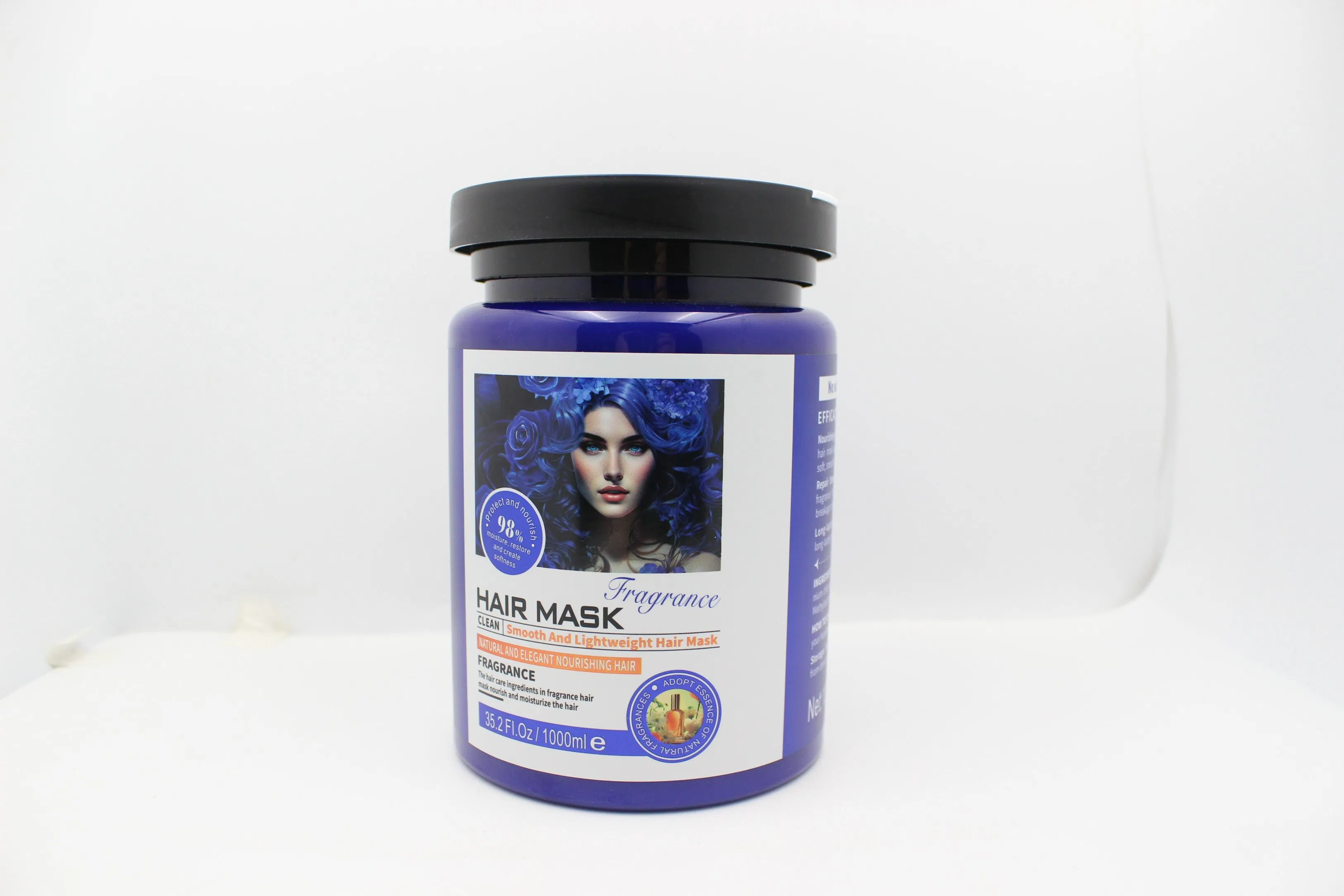 Personal Label Black Garlic Cream Leave-in Hair Mask Reduce Hair Loss Moisturizing 2-in-1 Professional Salon Hair Treatment