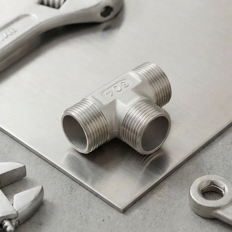 High-Strength Stainless Steel Male Threaded Tee -High-Strength Instrument Pipe Fitting