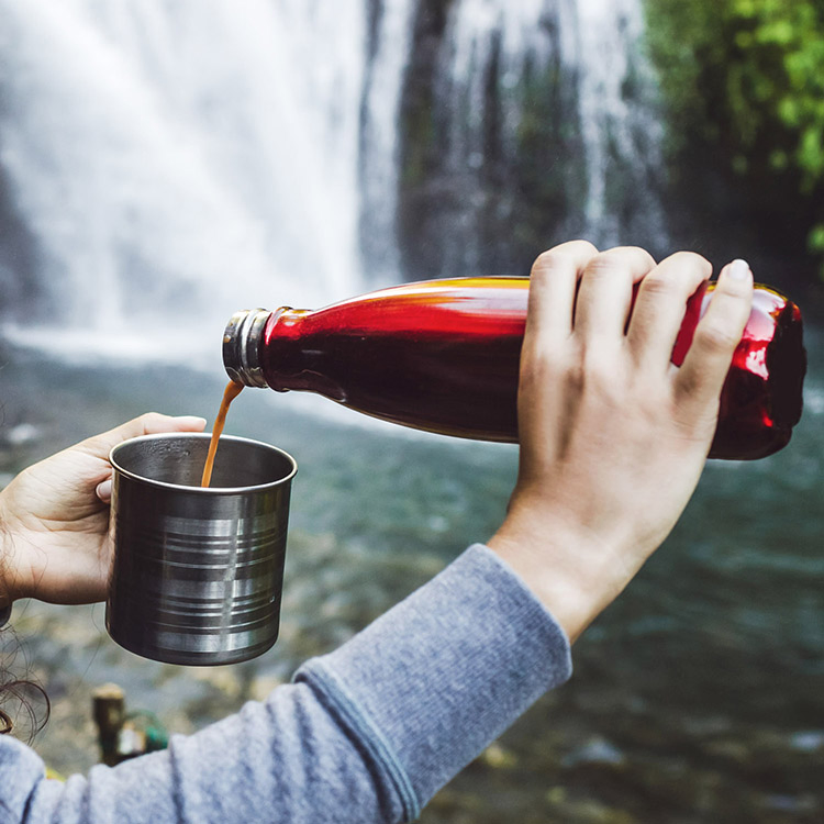 Термокружка-фляга в форме колы из нержавеющей стали