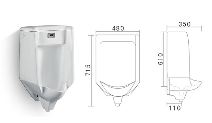 Chinese Supplier Good Quality Ceramic Urinal with Sensor