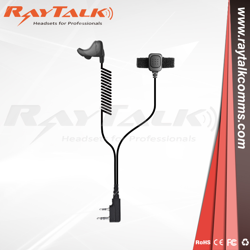 Bone Conduction Headsets with Big Ptt for 2pin Radios