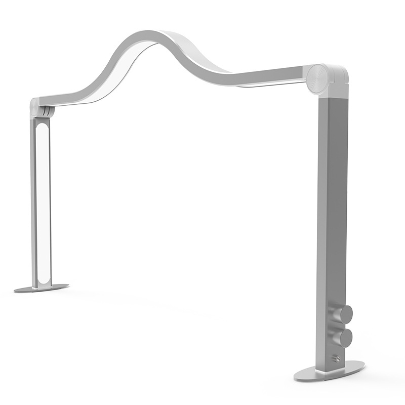 Beauty Light LED Desk Lamp Half Moon Eyelash Ring Light Foldable Desktop Cloud Lamp Nail Table Lamp