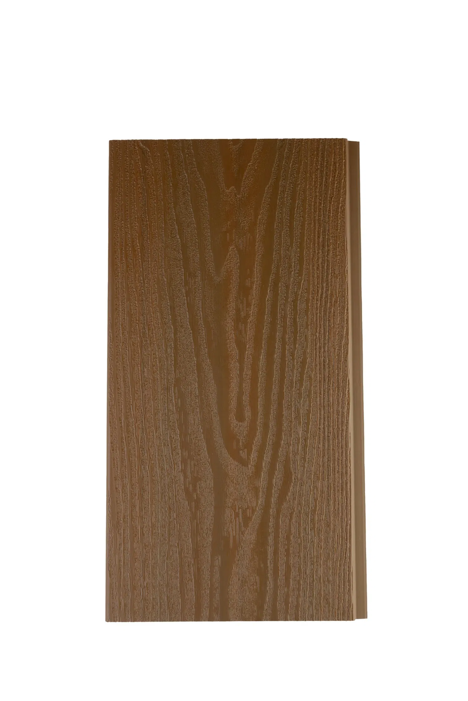 Eco-Friendly Reversible Textured Flat Hollow Grey Composite Fence Board WPC Fence Plank 6"