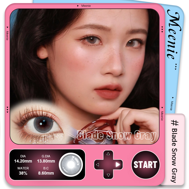 Meenie Factory Color Contact Lenses Gray Contact Lenses Colored Contact Lenses