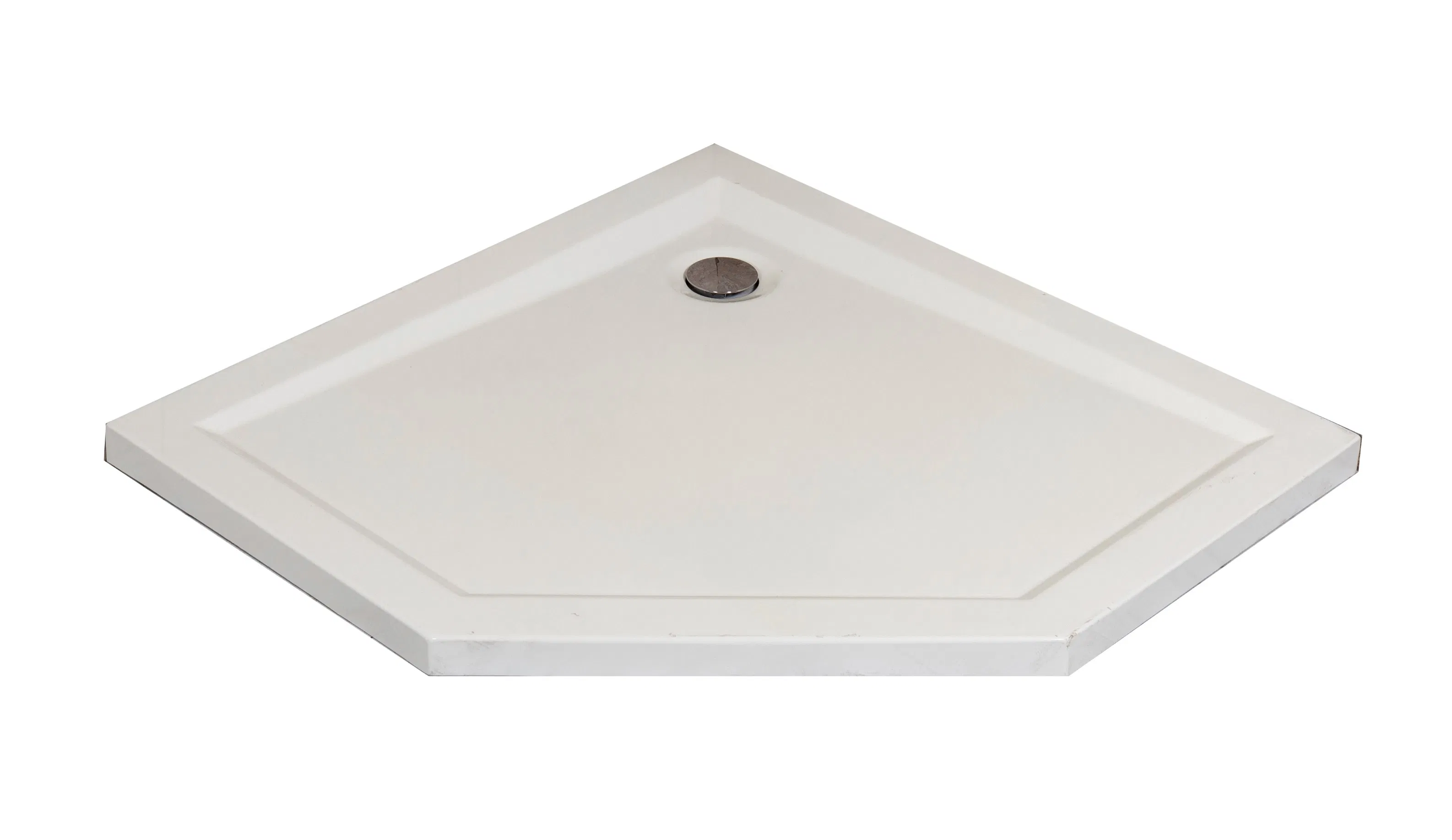 ABS Acrylic Diamond Neo-Angle Enclosure White Shower Tray/Base/Pan