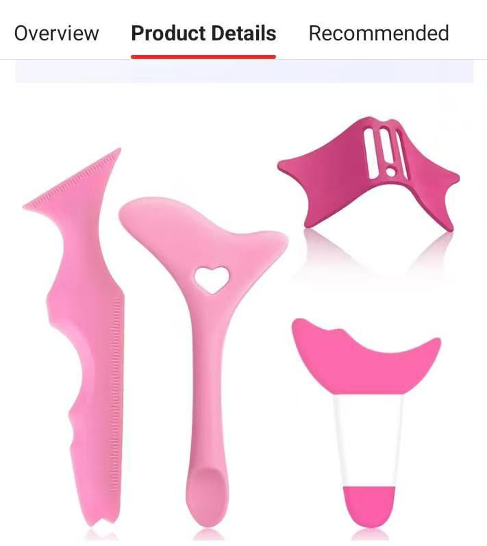 New Professional Eyeliner Template Eye Makeup Model Stencil Eyeliner Tool