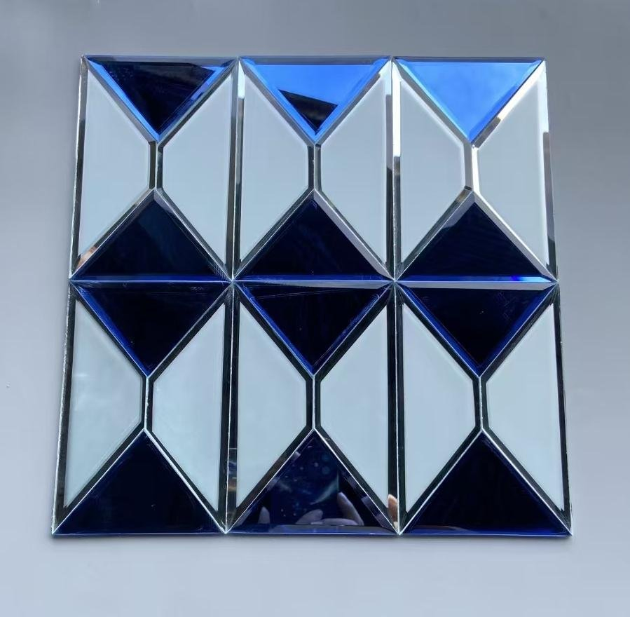 Самоклеящаяся зеркальная мозаика для интерьера