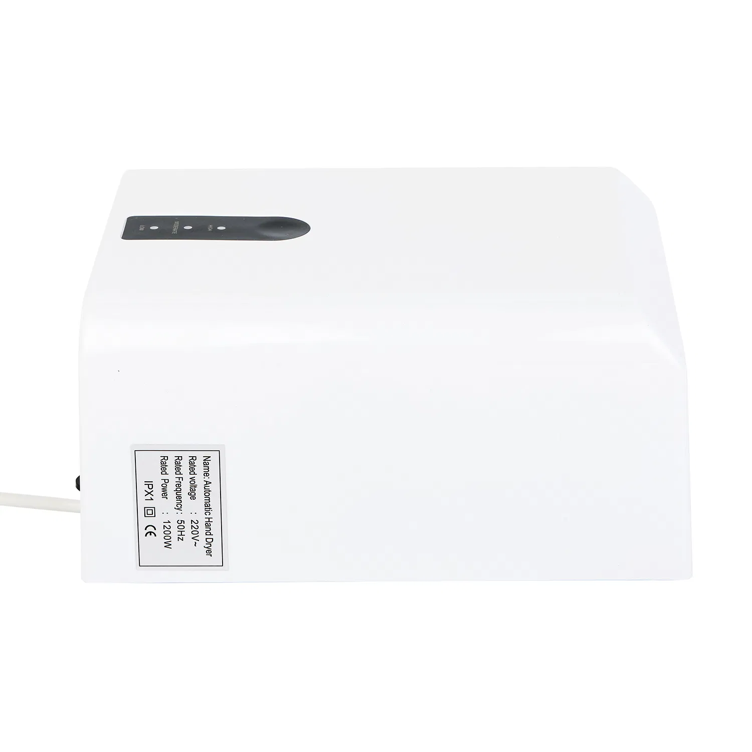 Electric High Speed Wall Mounted Hand Dryer Set for Bathroom and Public Toilet
