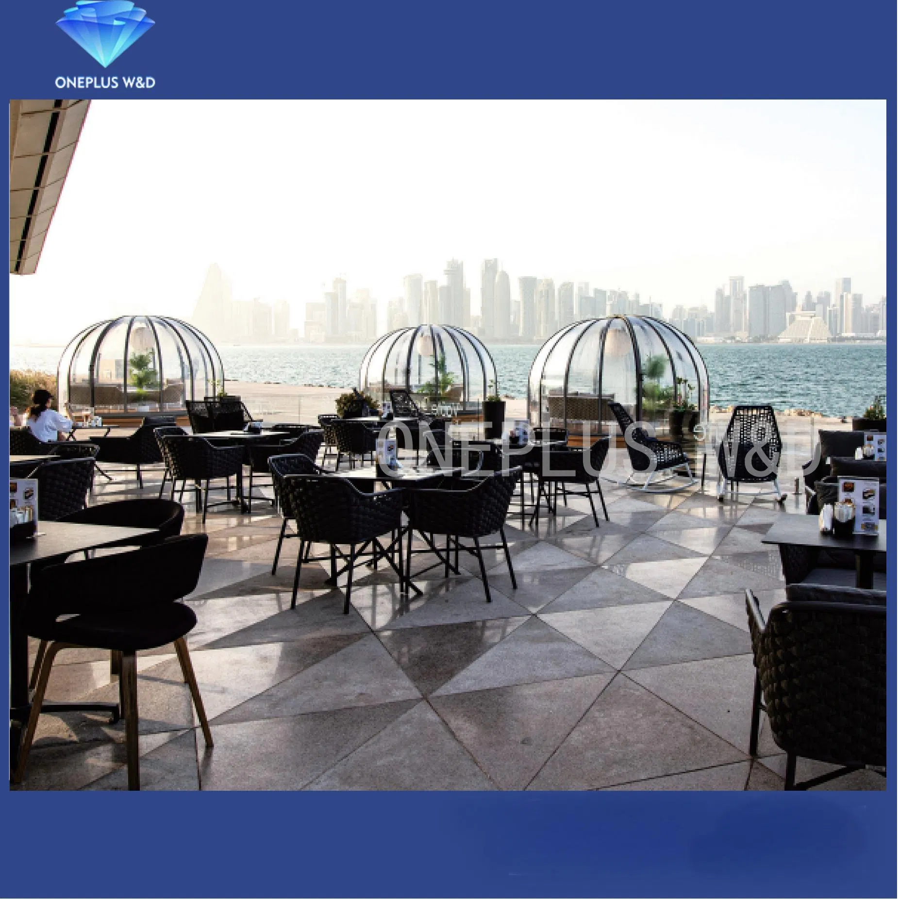 Hot Sale Easily Assemble High Toughness Luxury Eco Hotel Prefab Dome Tent Alfresco Dining Dome House Hotel Tent