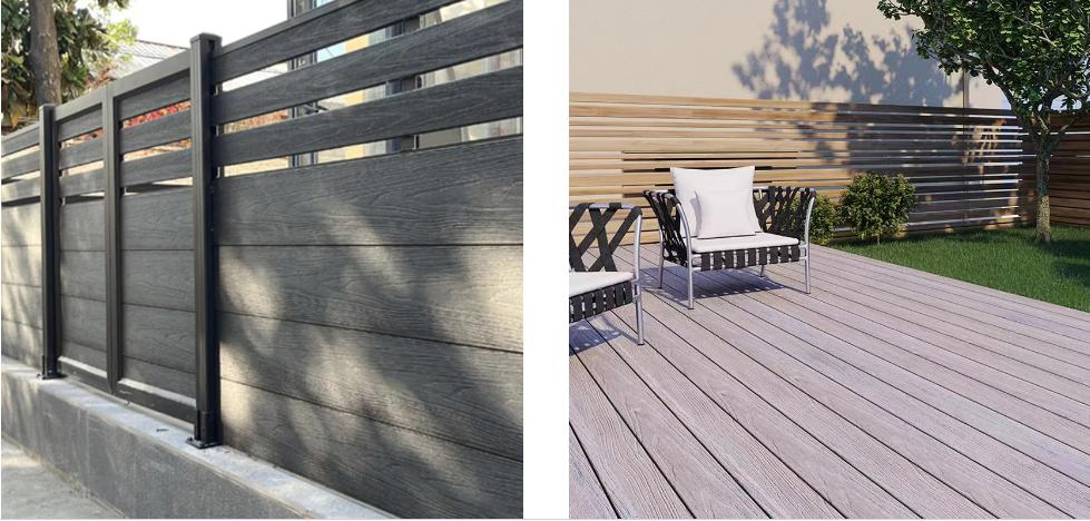 Factory Price Outdoor Embossing/Sanding/Brushing/Customized 1.2m*1.2m, 1.5m*1.5m, 1.8m*1.8m, Customized Co Extrusion 2ND Generation Cattle WPC Fence