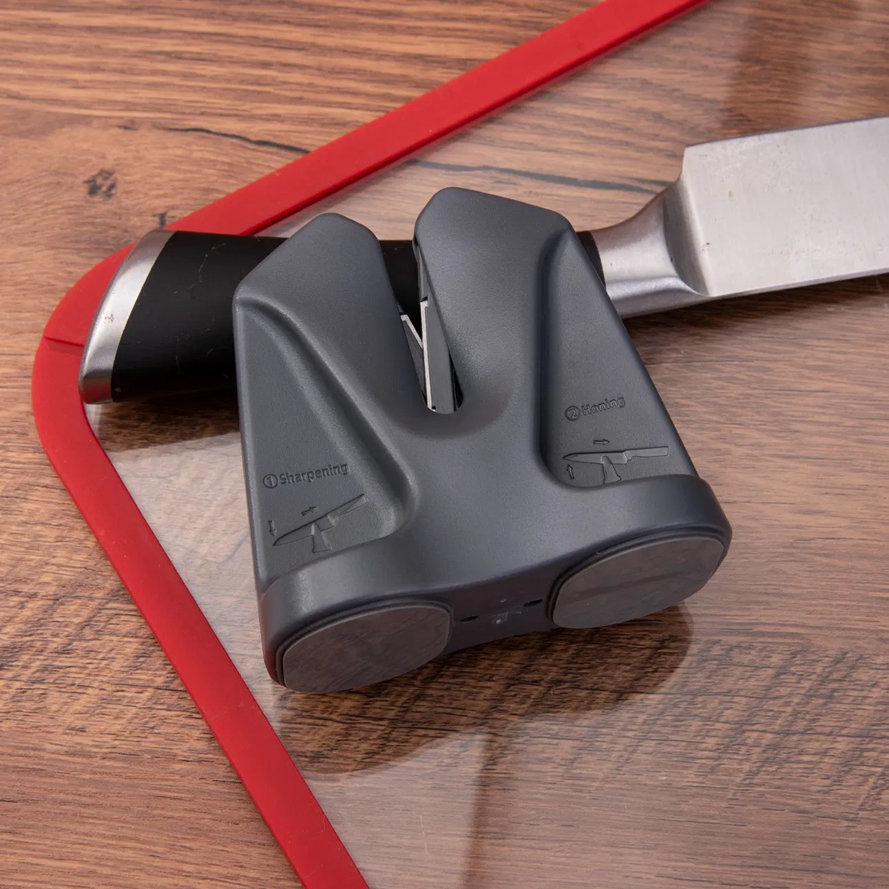 Auto Adjust Angle 15 45 Anti Knife Slicker X Shape Knife Sharpener for Most Knives Scissors Kitchen Sharpener