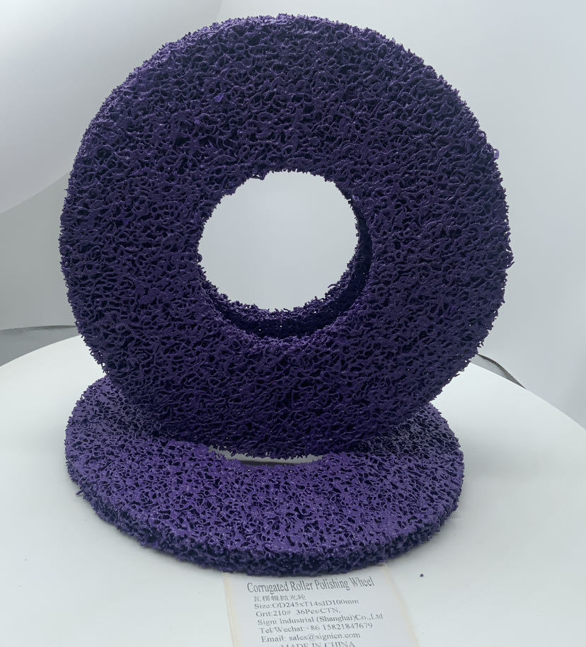 Corrugated Roller Diamond Polishing Wheel