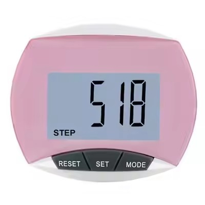 Pocket Pedometer Step Counter Ideal for Walking, Running & Workouts