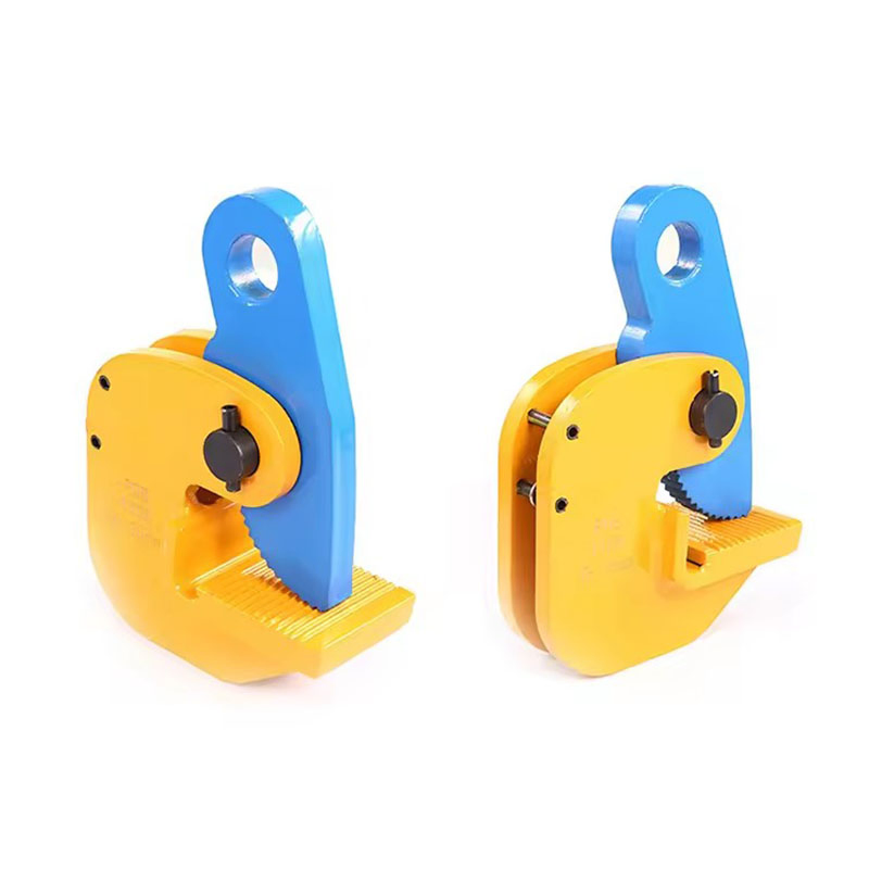 Wide Open Horizontal Plate Lifting Clamps with Steel Plate 10ton